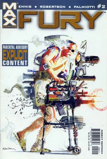 Fury, Vol. 2 #2 comic book cover, 2001