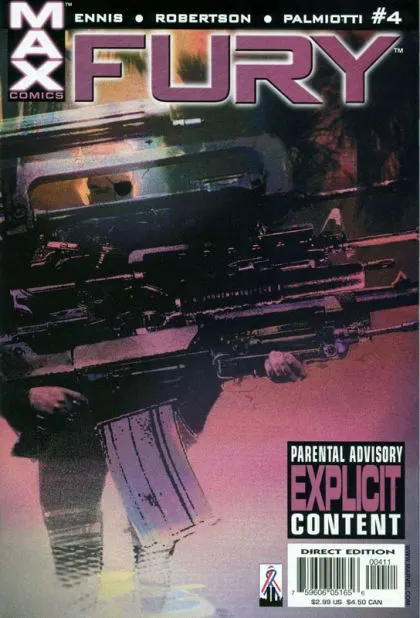 Fury, Vol. 2 #4 comic book cover, 2002