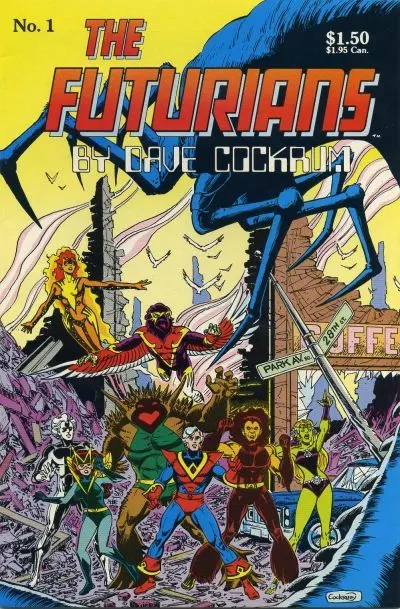 Futurians #1 comic book cover, 1985