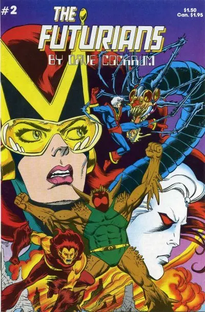Futurians #2 comic book cover, 1985