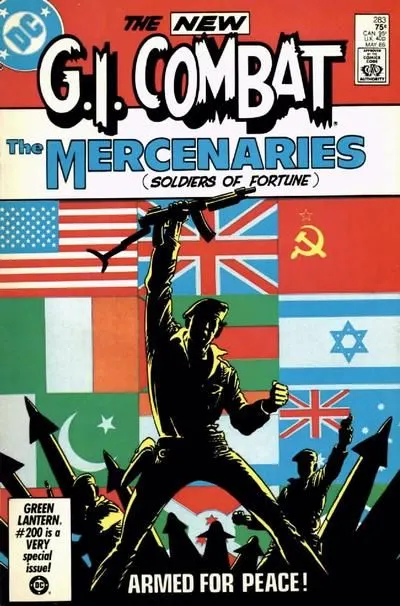 G.I. Combat, Vol. 1 #283 Direct Edition comic book cover, 1986