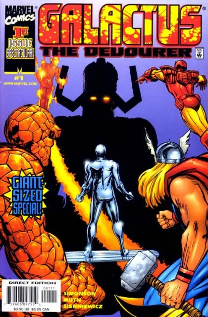 Galactus the Devourer #1 comic book cover, 1999