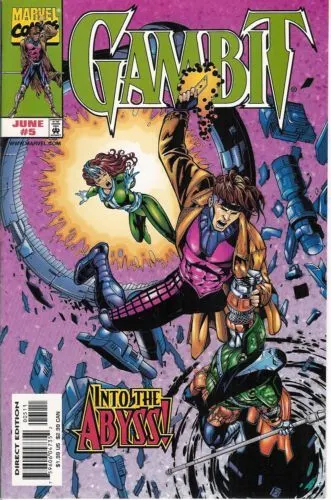 Gambit, Vol. 3 #5 Direct Edition comic book cover, 1999