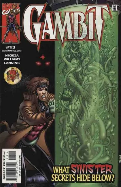 Gambit, Vol. 3 #13 Direct Edition comic book cover, 2000