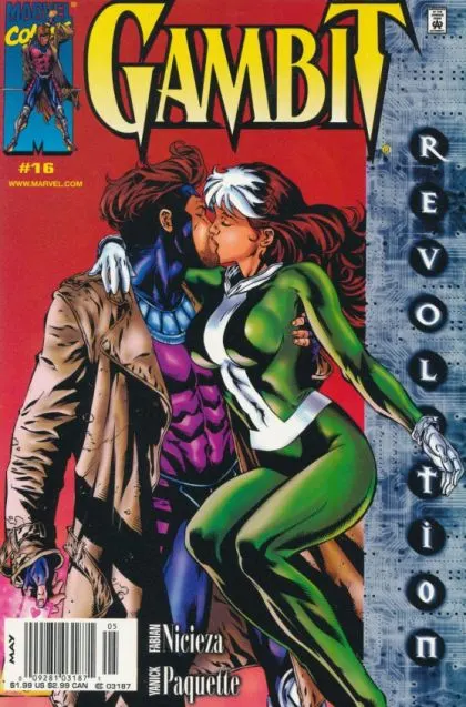 Gambit, Vol. 3 #16 Newsstand Edition comic book cover, 2000