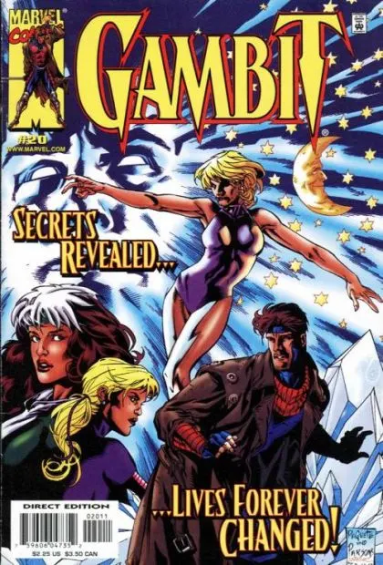 Gambit, Vol. 3 #20 Direct Edition comic book cover, 2000
