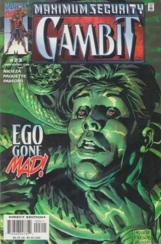 Gambit, Vol. 3 #23 Direct Edition comic book cover, 2000