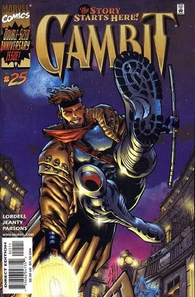Gambit, Vol. 3 #25 Direct Edition comic book cover, 2001