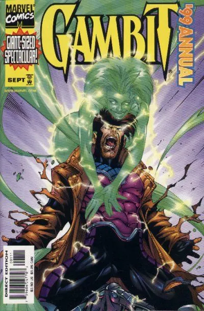 Gambit, Vol. 3 Annual #1999 comic book cover, 1999