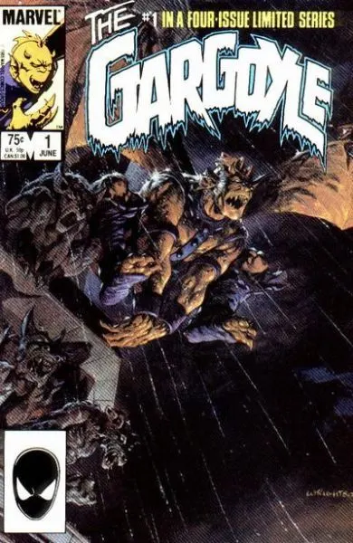 The Gargoyle #1 Direct Edition comic book cover, 1985