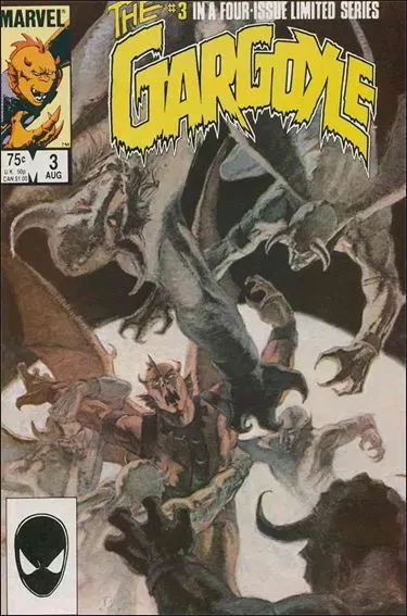 The Gargoyle #3 Direct Edition comic book cover, 1985