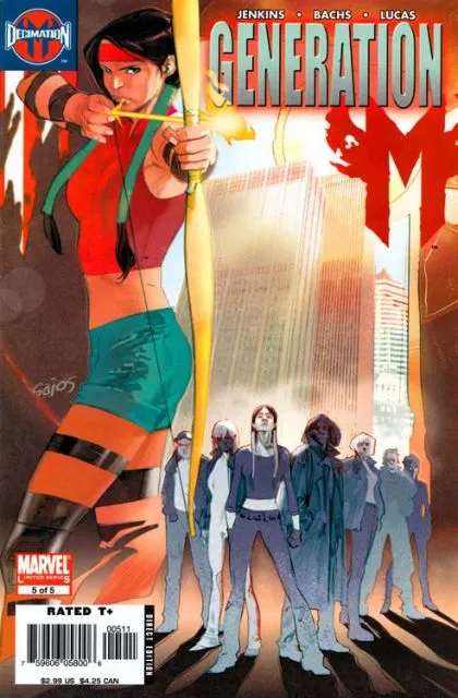 Generation M #5 comic book cover, 2006