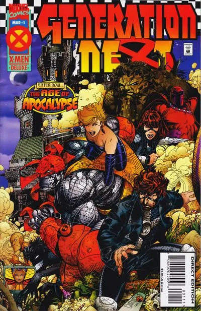 Generation Next #1 Direct Edition comic book cover, 1995