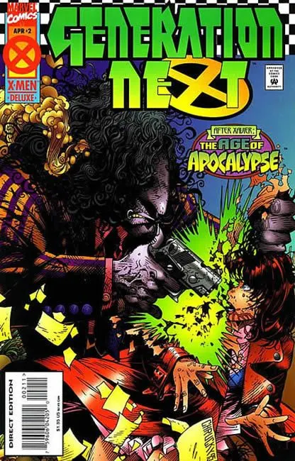 Generation Next #2 Direct Edition comic book cover, 1995