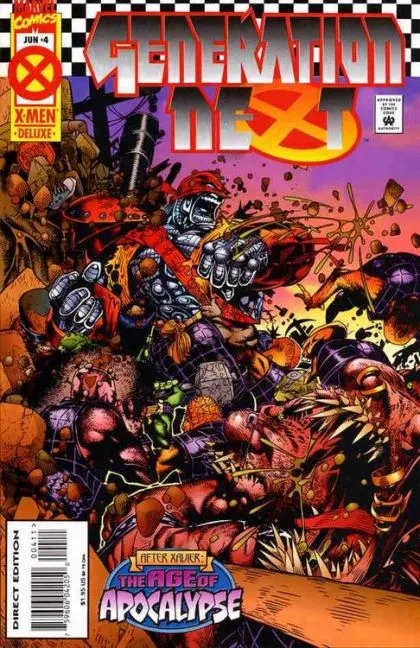 Generation Next #4 Direct Edition comic book cover, 1995