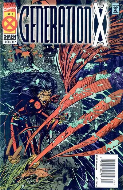 Generation X, Vol. 1 #3 Deluxe Newsstand comic book cover, 1995