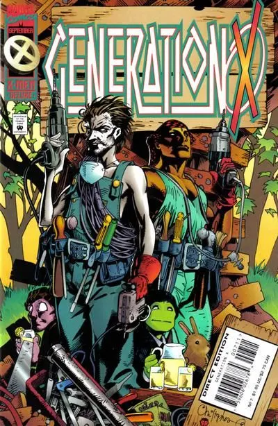 Generation X, Vol. 1 #7 Direct Edition comic book cover, 1995