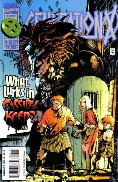 Generation X, Vol. 1 #8 Direct Edition comic book cover, 1995