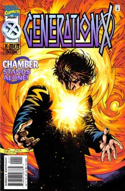 Generation X, Vol. 1 #11 Direct Edition comic book cover, 1996