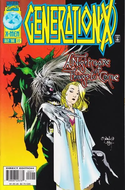 Generation X, Vol. 1 #22 Direct Edition comic book cover, 1996