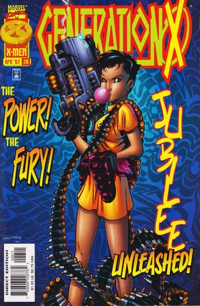 Generation X, Vol. 1 #26 Direct Edition comic book cover, 1997