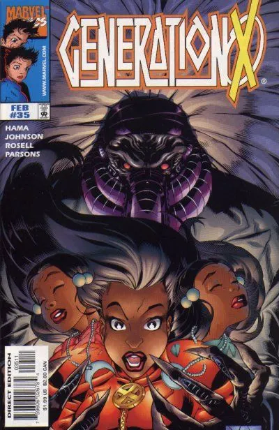 Generation X, Vol. 1 #35 Direct Edition comic book cover, 1998