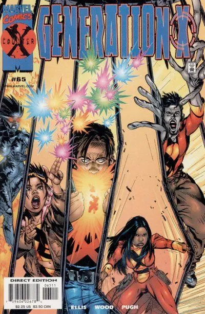 Generation X, Vol. 1 #65 Direct Edition comic book cover, 2000