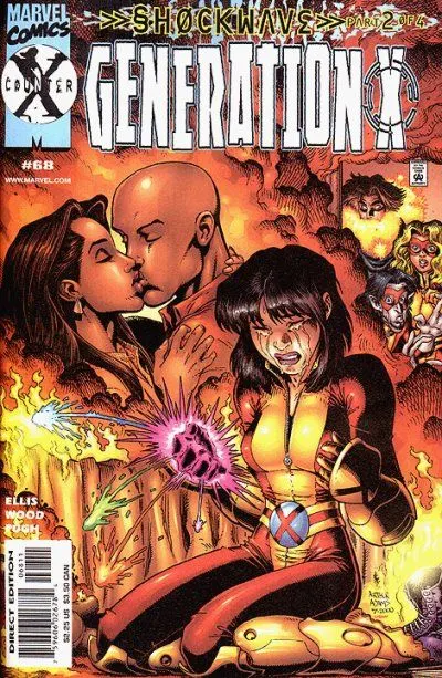 Generation X, Vol. 1 #68 Direct Edition comic book cover, 2000