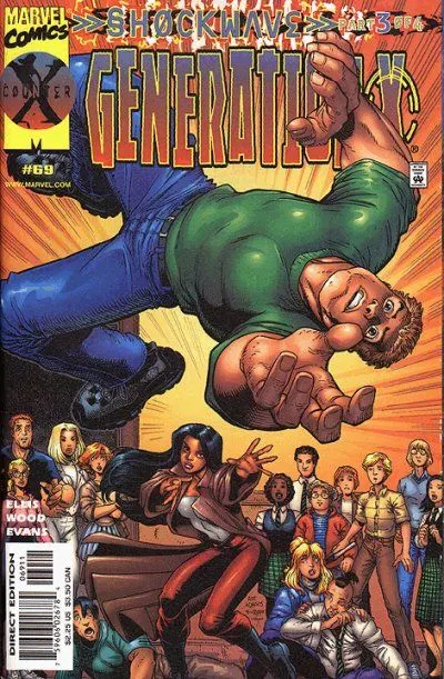 Generation X, Vol. 1 #69 Direct Edition comic book cover, 2000