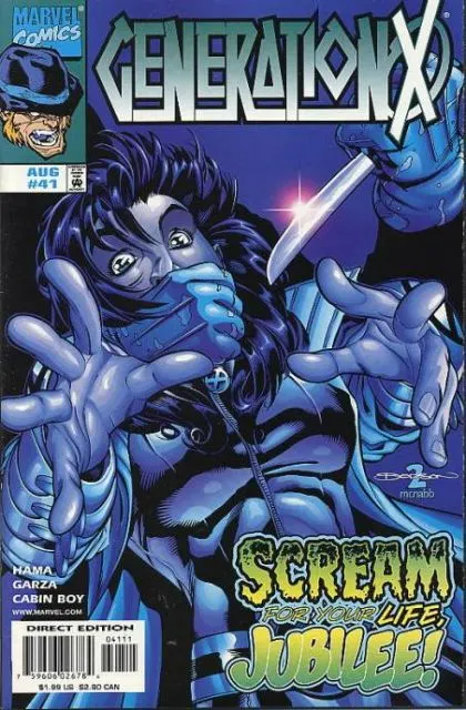 Generation X, Vol. 1 #41 Direct Edition comic book cover, 1998