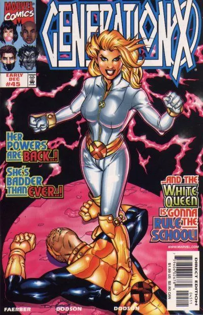 Generation X, Vol. 1 #45 Direct Edition comic book cover, 1998