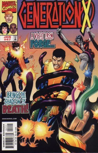 Generation X, Vol. 1 #47 Direct Edition comic book cover, 1999