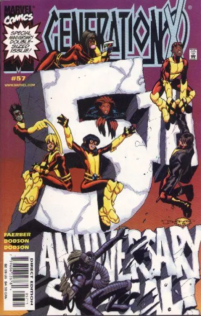 Generation X, Vol. 1 #57 Direct Edition comic book cover, 1999