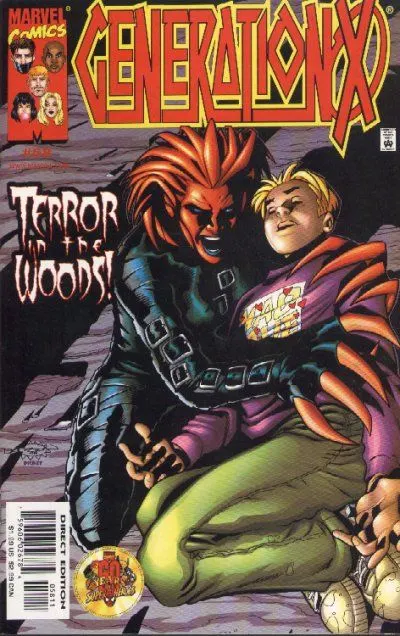 Generation X, Vol. 1 #58 Direct Edition comic book cover, 1999