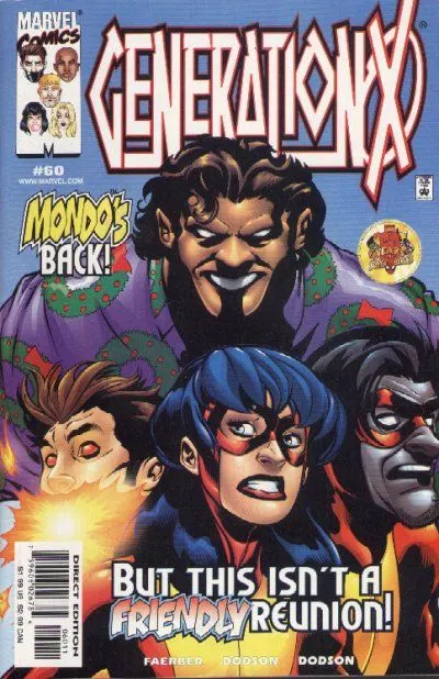 Generation X, Vol. 1 #60 Direct Edition comic book cover, 2000