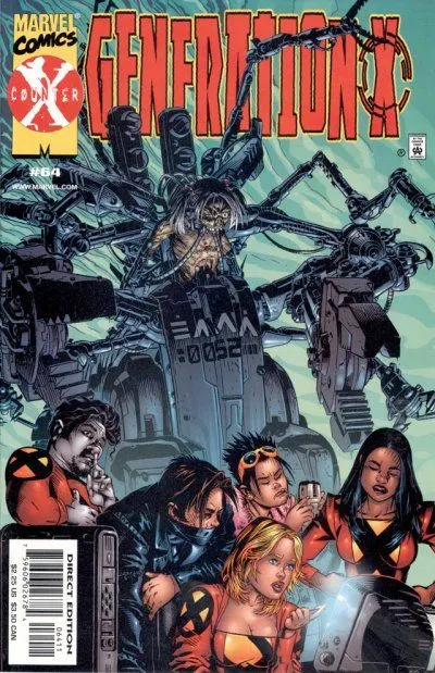 Generation X, Vol. 1 #64 Direct Edition comic book cover, 2000