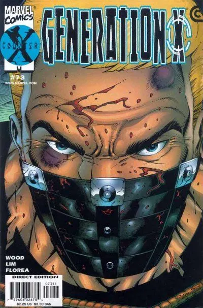 Generation X, Vol. 1 #73 Direct Edition comic book cover, 2001
