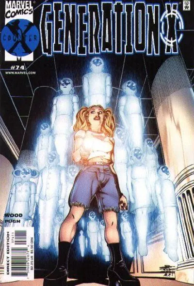 Generation X, Vol. 1 #74 Direct Edition comic book cover, 2001