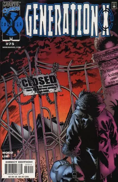 Generation X, Vol. 1 #75 Direct Edition comic book cover, 2001
