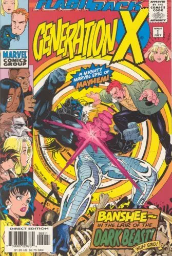 Generation X, Vol. 1 #-1A comic book cover, 1997