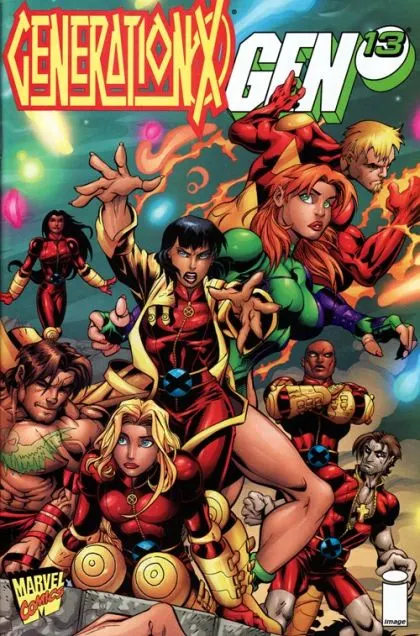 Generation X / Gen 13 #1 comic book cover, 1998