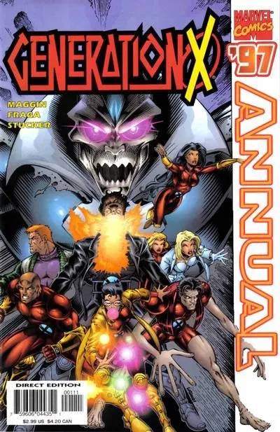 Generation X, Vol. 1 Annual #1997 Direct Edition comic book cover, 1997