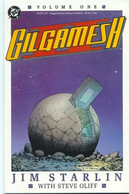 Gilgamesh II #1 comic book cover, 1989