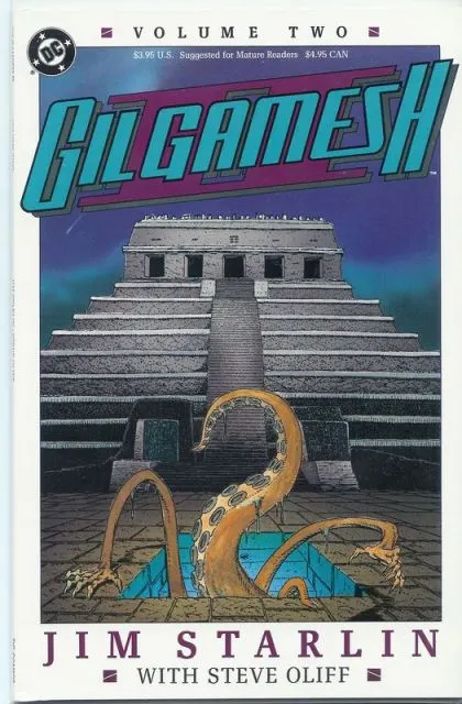 Gilgamesh II #2 comic book cover, 1989