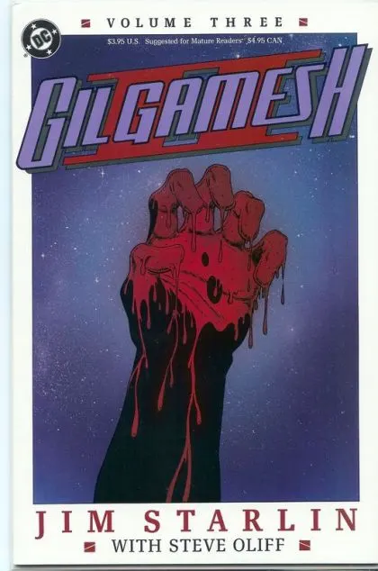 Gilgamesh II #3 comic book cover, 1989