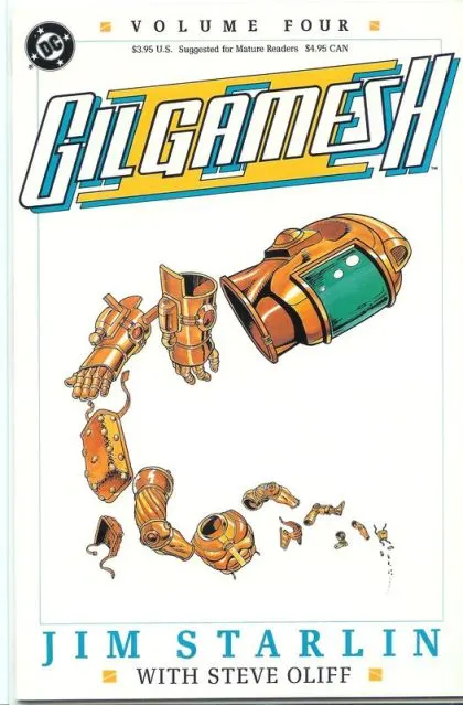 Gilgamesh II #4 comic book cover, 1989