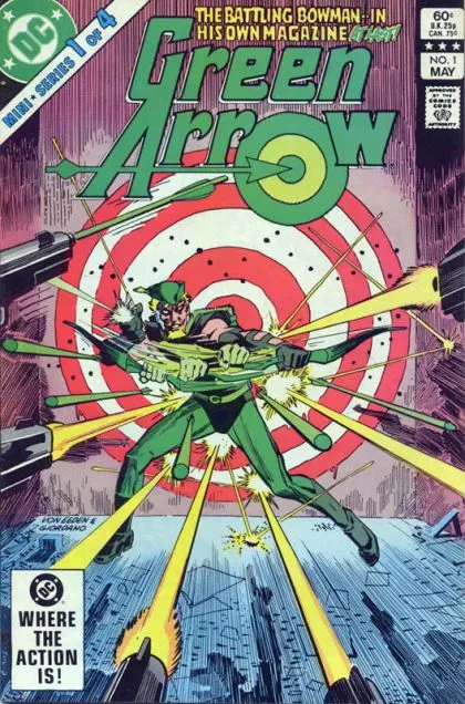 Green Arrow, Vol. 1 #1 Direct Edition comic book cover, 1983
