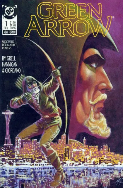 Green Arrow, Vol. 2 #1 comic book cover, 1988