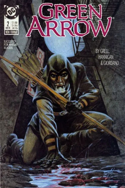 Green Arrow, Vol. 2 #2 comic book cover, 1988