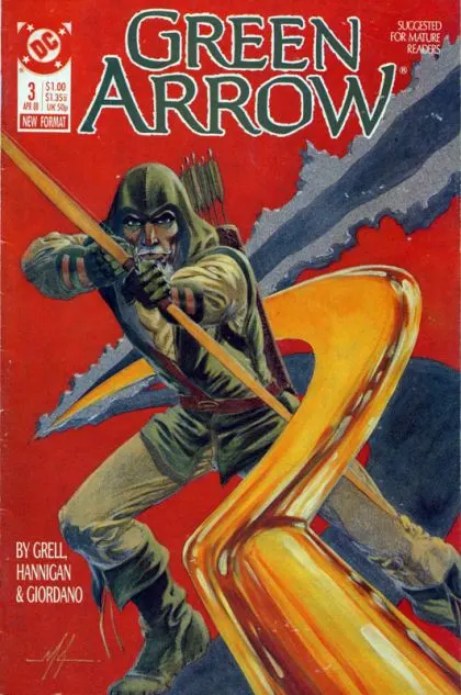 Green Arrow, Vol. 2 #3 comic book cover, 1988
